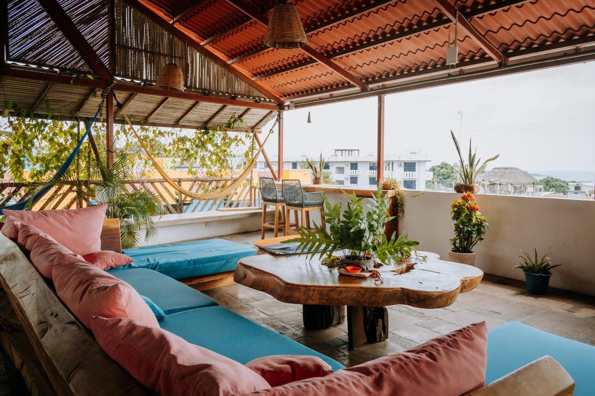 Terraza Puerto Hostel Puerto Escondido  Exteriör bild